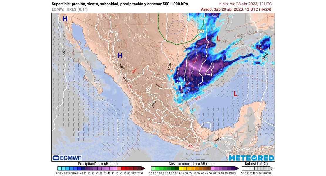 Revela pronóstico del clima probabilidad de tormenta para Reynosa