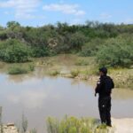 Guardia Estatal aplica Plan Tamaulipas en Burgos ante desborde de cuerpos de agua