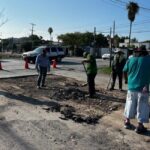 Reynosa avanza con el programa permanente de bacheo del Alcalde Carlos Peña Ortiz