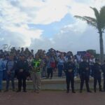 Guardia Estatal brinda seguridad en arranque del Programa «Día Internacional de Limpieza de Playas»