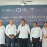 Inaugura Américo albergue y residencia en hospital de Matamoros durante enlace con el presidente AMLO