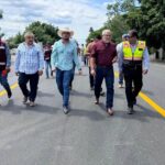 Rehabilita Obras Públicas tramo carretero frente a Padilla