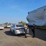 Circulación cerrada en Carretera Federal 83 y Carretera Rumbo Nuevo por traslado de módulos de enfriamiento