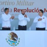 Acompaña Diputado Presidente Humberto Prieto Herrera al Gobernador Américo Villarreal Anaya en conmemoración de la Revolución Mexicana