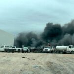 Quema de llantas para obtener alambre provocó incendio en Reynosa: PAUT