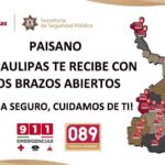 Programa “Héroes Paisanos” continúa brindando seguridad en carreteras tamaulipecas