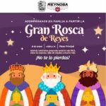 Convivirán familias con Carlos Peña Ortiz en el corte de la Gran Rosca de Reyes