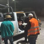 Guardia Estatal entrega alimentos a personas en situación de calle