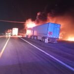 ALERTA: Circulación parcialmente suspendida en la Carretera Federal 81 por accidente entre tráileres