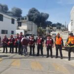 Guardia Estatal apoya con traslado a personas afectadas por incendio