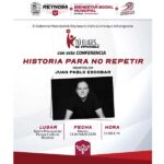 Invita Gobierno Municipal de Reynosa a la conferencia Historia para No Repetir